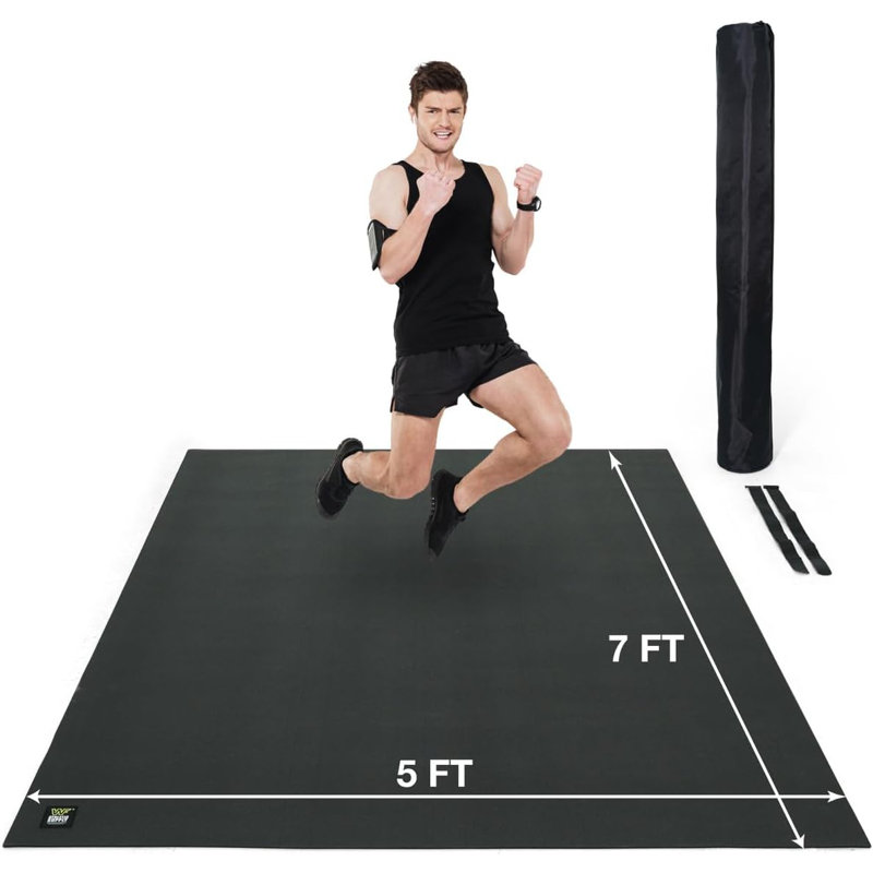 Très grands tapis d'exercice antidérapants WF, L 84 po x l 60 po