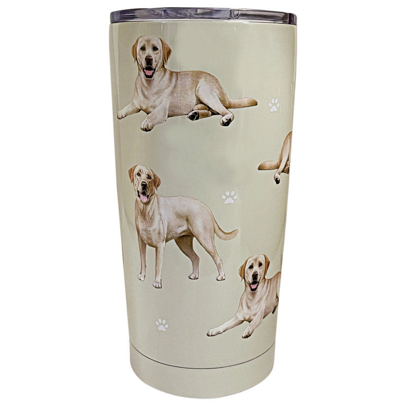 E&S Pets 16oz. Double Wall Insulated Stainless Steel Travel Tumbler