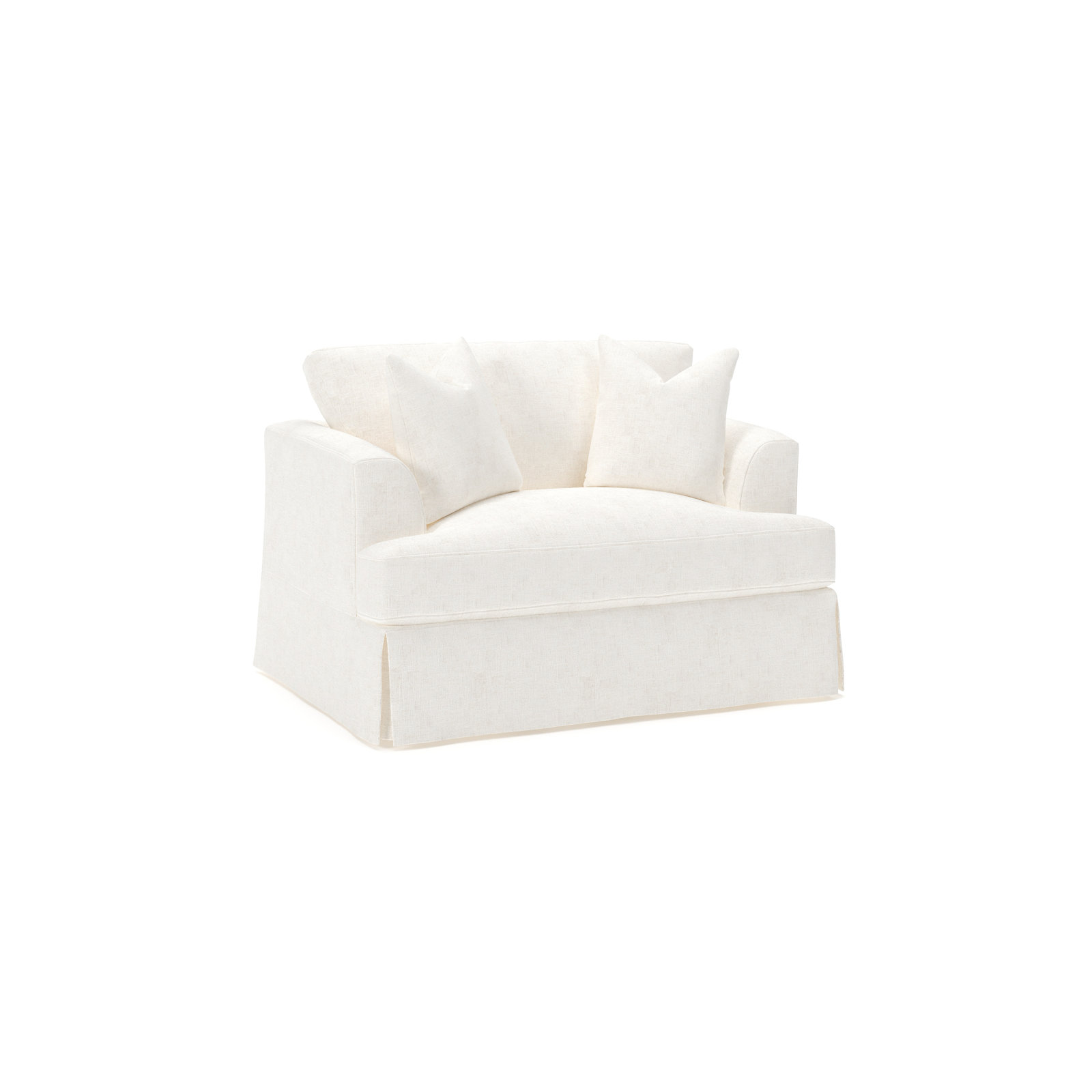 Lucia Armchair, Bevin Natural Linen Blend