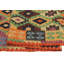 Tapis de couloir en laine noué à la main de style sud-ouest 2 pi 11 po x 9 pi 3 po Cedorah bleu / rouille / beige