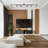Nina 6-Light Matte Black Double Centre Swivel Track Lighting with Pivoting Track Heads