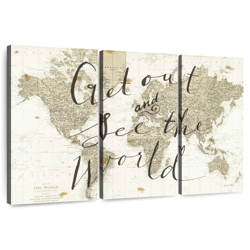 Sortez et voyez la carte du monde