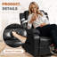 Fauteuil inclinable relevable en similicuir-1893338196