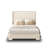 Velvet Upholstered Platform Bed Frame with 58" Tall Headboard-2126146429-2126146371
