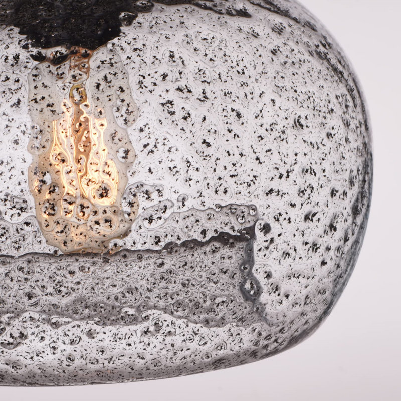 Luminaire suspendu moderne en verre soufflé à la main