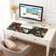 Tapis de bureau coloré pour ordinateur avec tapis de bureau coloré 31,5 po x 15,7 po