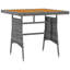 2 - Person Acacia Patio Dining Set with Rectangular Table , Cushions Included-1367162764-1367162763