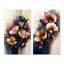 «Bouquet de lys bleu et bourgogne Cally I», 2 pièces sur toile-1552301324-1552301325