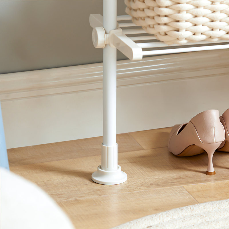 Adjustable Clothing Rack, White