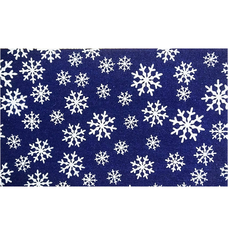 Paillasson en flocons de neige