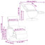 Fauteuil inclinable de massage vidaXL, similicuir noir, métal, contreplaqué moyen