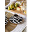 Mikasa Luxe Deco Geometric Stripe China Espresso Cups and Saucers, 100ml