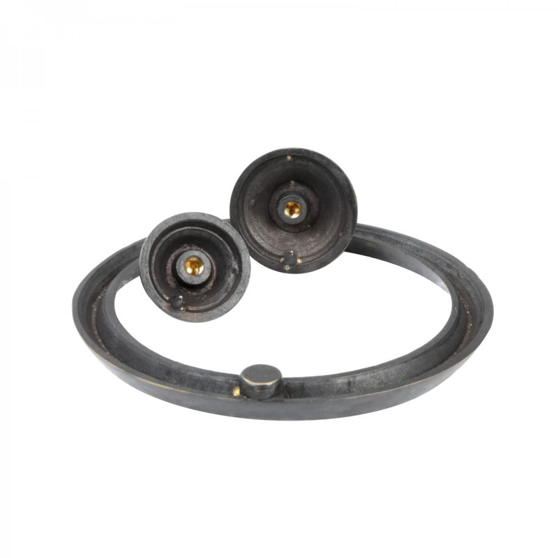 Oil Rubbed Bronze Round Beveled Brass Door Knocker