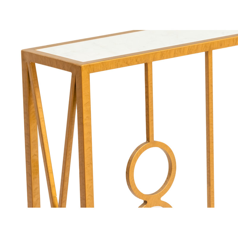 Console Petite Ringlet, Or royal, Carrera Marble