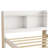 Engeliene Wooden Bed with Trundle,Storage Bed Frame with Bookcase-354862859-339296938