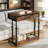 Office Table,Compact  Desk with wheels,Height Adjustable Writing Desk,Mobile Coffee Table