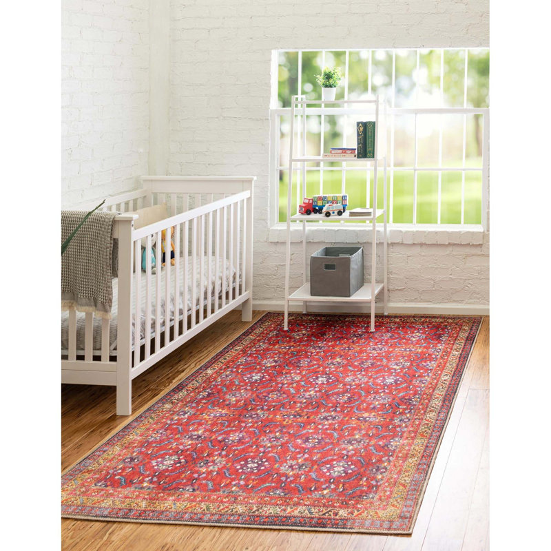 Ellizabeth Chenille Oriental Indoor Rug, Rectangle 7'6" x 10'6"
