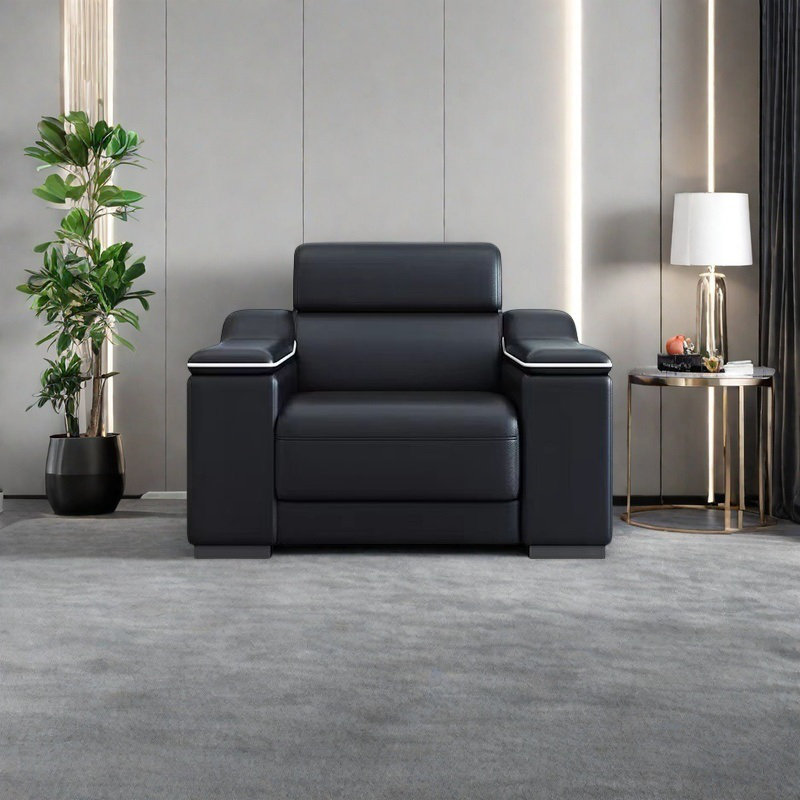 Chaise d'appoint moderne et décontractée