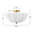 3-light Glass Semi Flush Mount-119728116