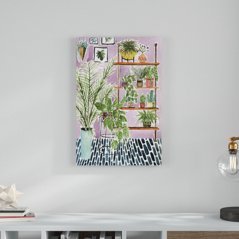 Way to the Jungle II by Melissa Wang - Painting, 76cm H x 51cm W, Wrapped Canvas