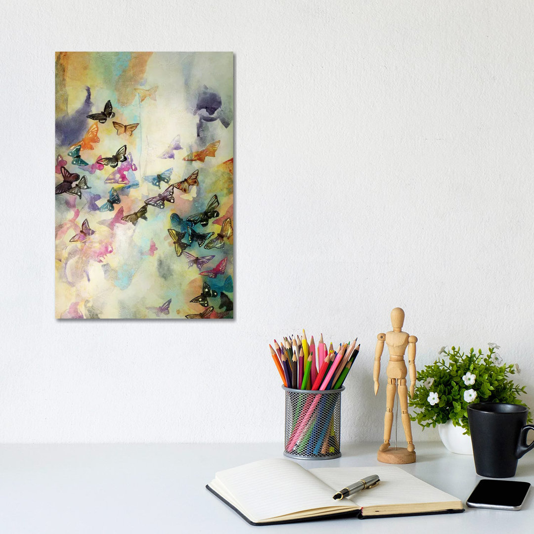 Mariposas III by Gabriela Villarreal - Wrapped Canvas Painting