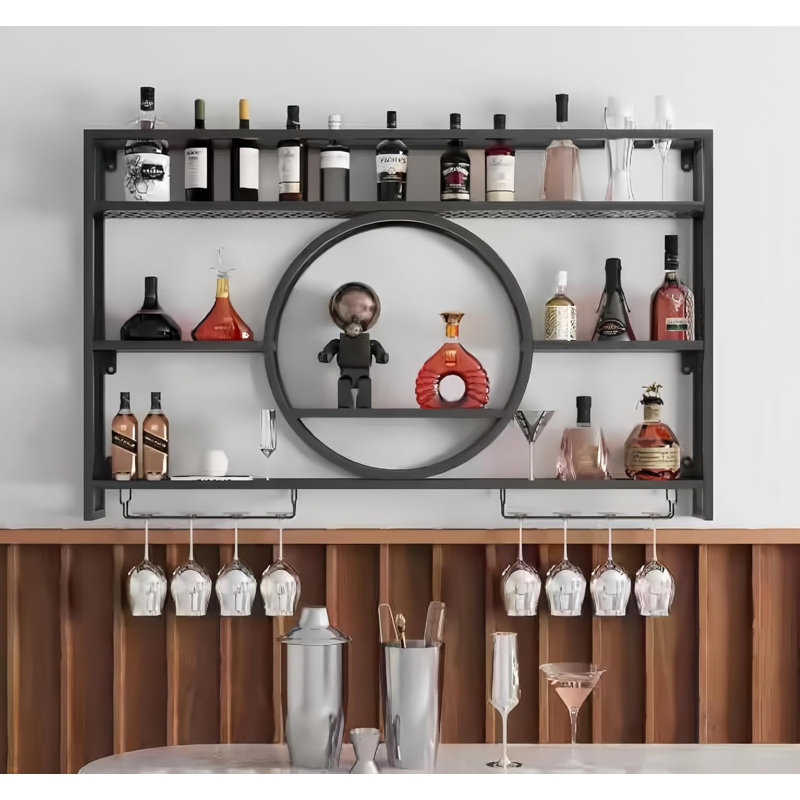 Metal Wall Mounted Wine Rack