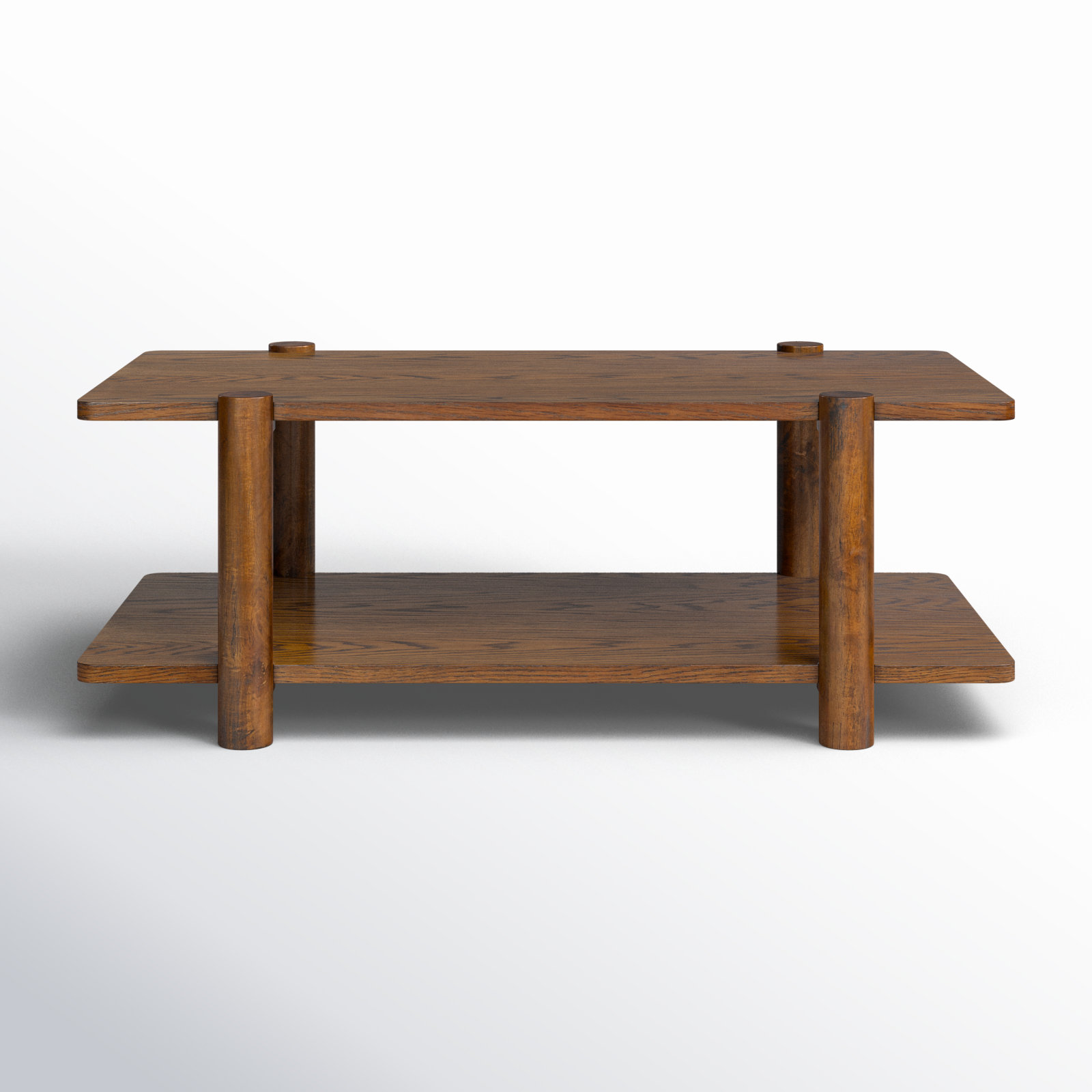 Hepburn 48" Coffee Table, Medium Oak