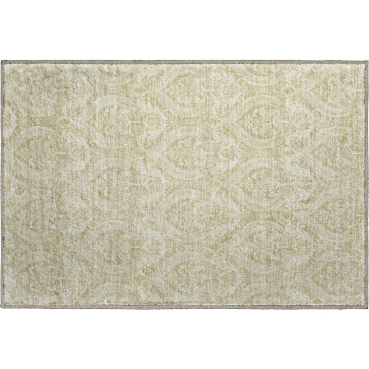 Premium Machine Washable Cerrito AMF572 Beige Rug
