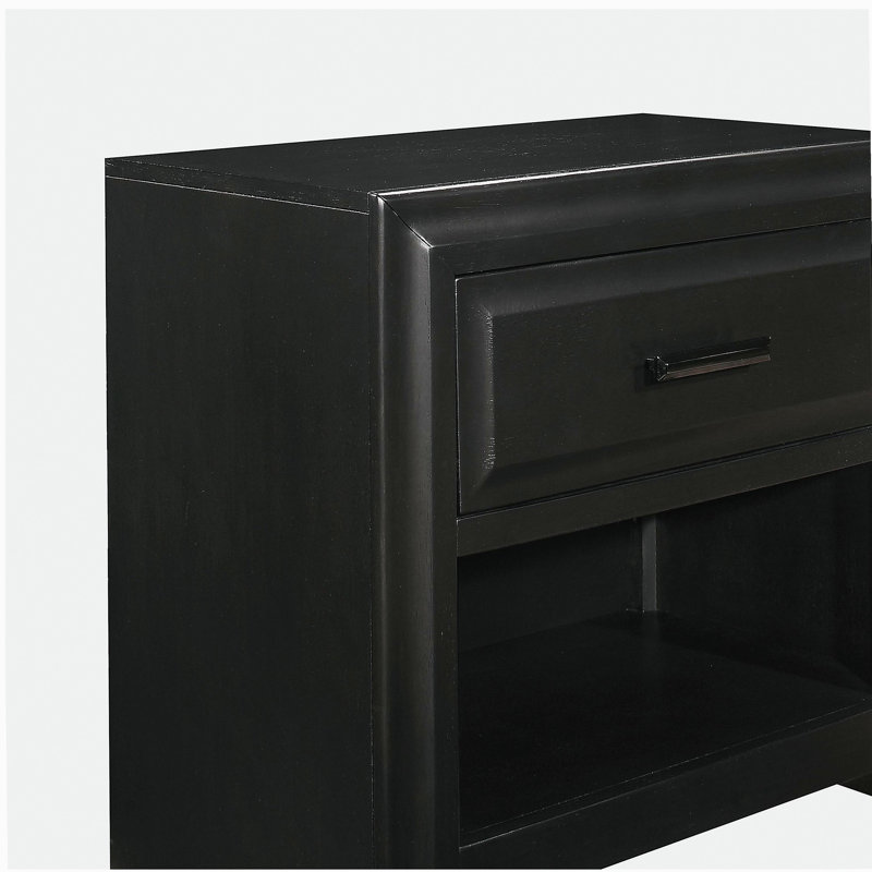 Table de chevet avec rangement de style moderne avec tiroir 1pc