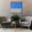  «Wintergreen Sea 1» par Carol Young, art mural sur toile, 37 po x 37 po