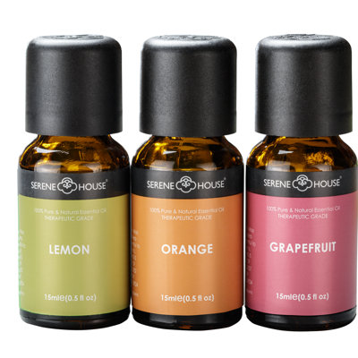 Agrumes, huile essentielle naturelle et pure
