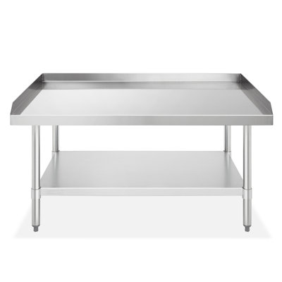 Stainless Steel Grill Table & Equipment Stand with Undershelf