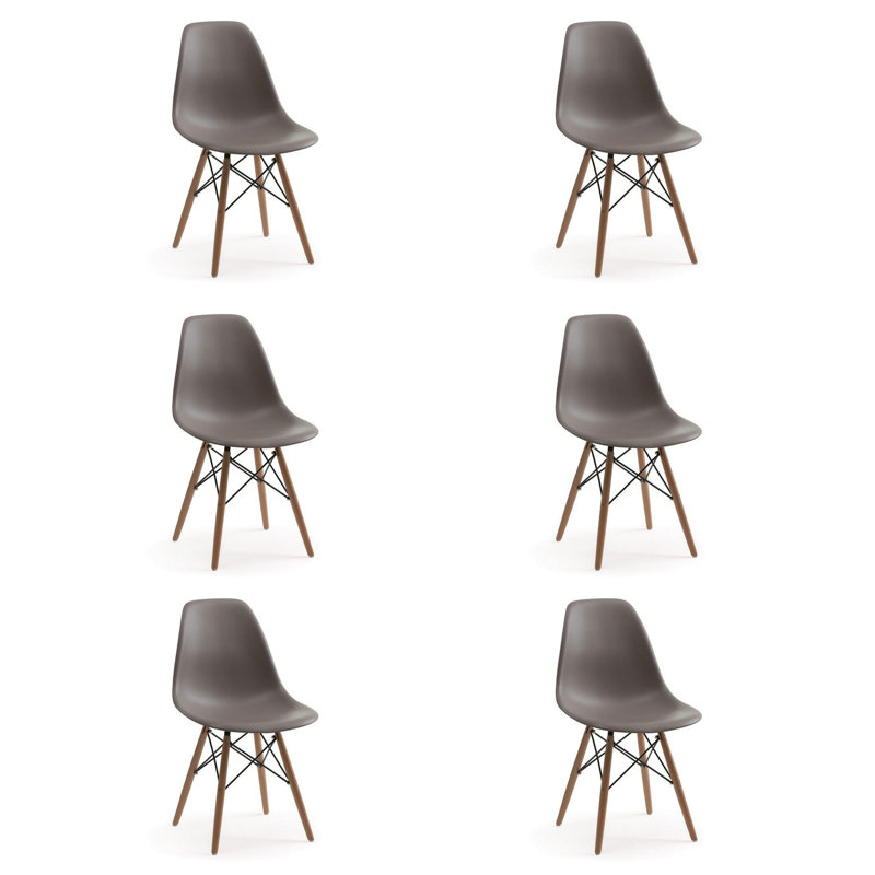 Chaise d'appoint Custer, Taupe, 6