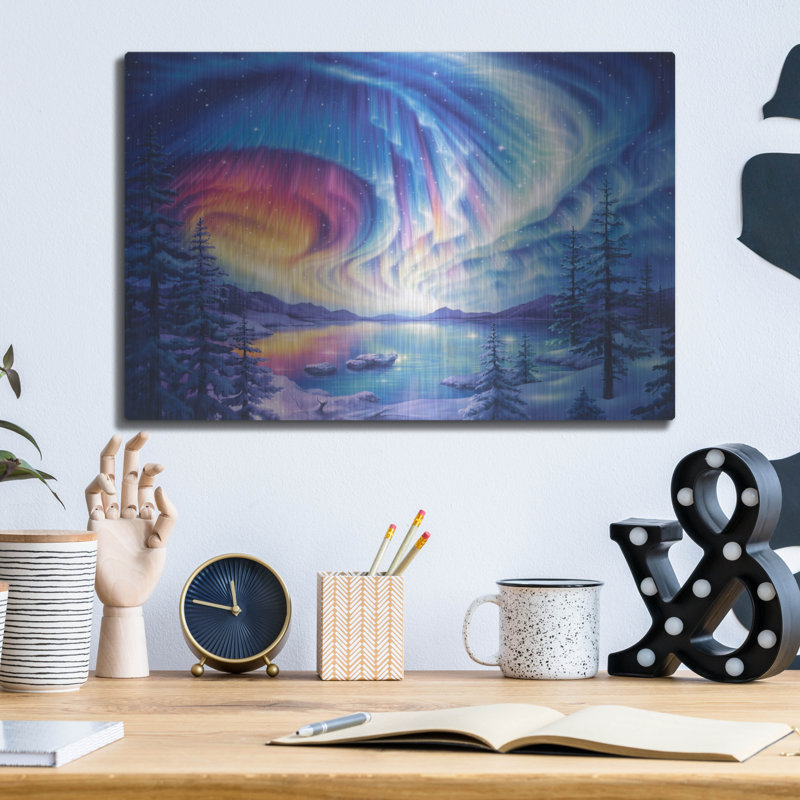 «Enchanted Lake 2» par Kirk Reinert, H 12 po x l 16 po