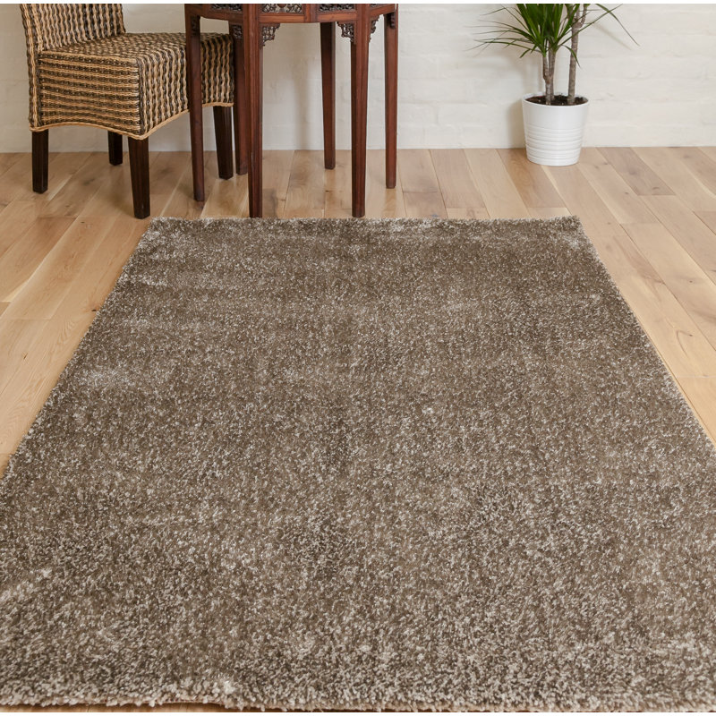 Medfield Solid Colour Shag 120cm X 170cm Area Rug