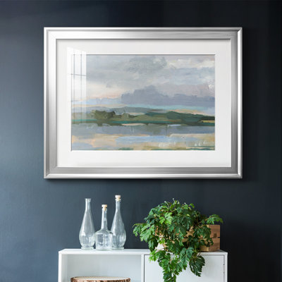 Étude Twilight Vista II - encadrée, impression encadrée avec verre biseauté mat