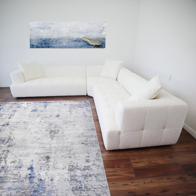 Brithanny Upholstered L-Shaped Sectional Symmetrical