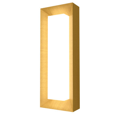 Meio Squadro 2 - Light Flush Mounted Sconce