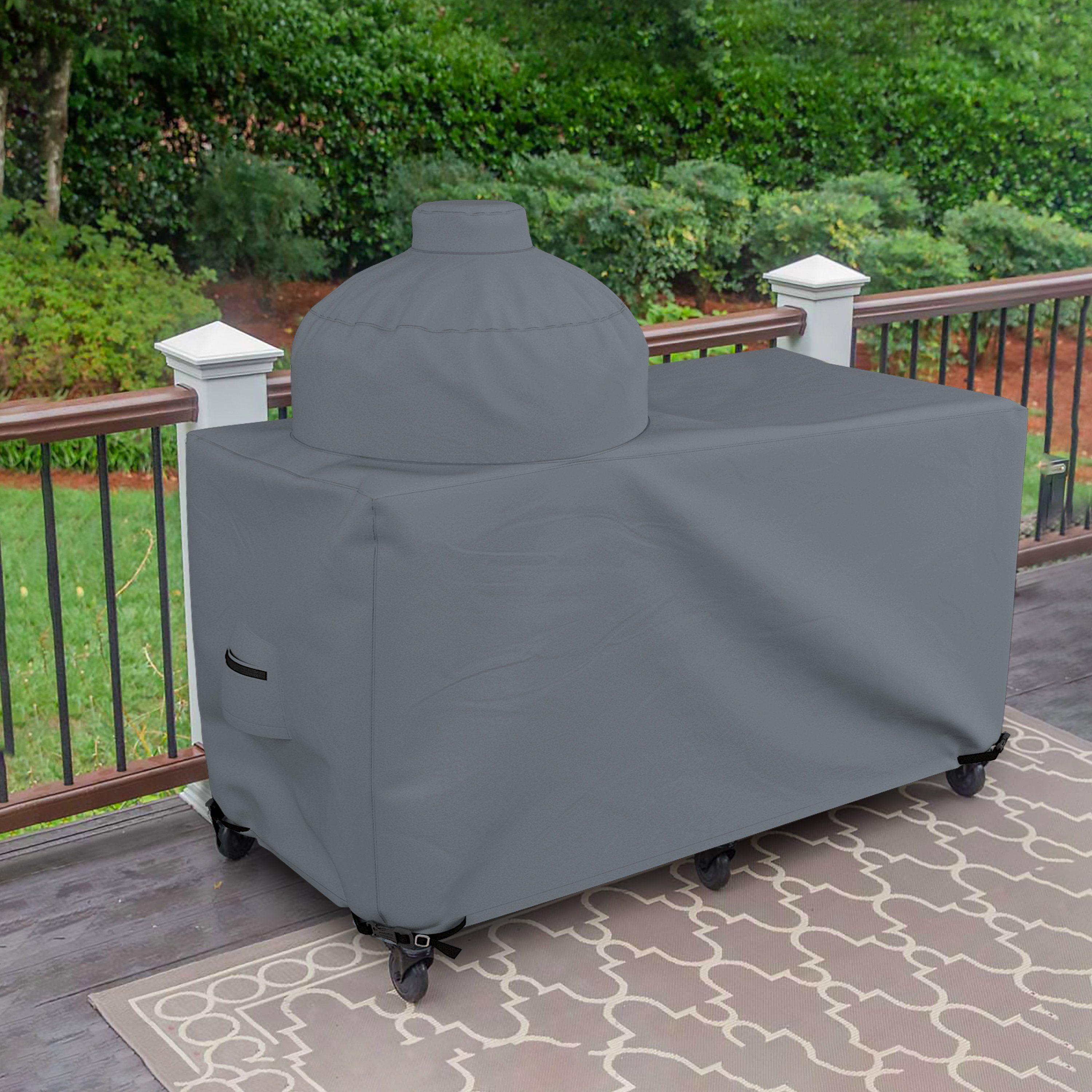 Covers & All Heavy-Duty Outdoor Waterproof Outdoor Big Egg Grill Cover ...