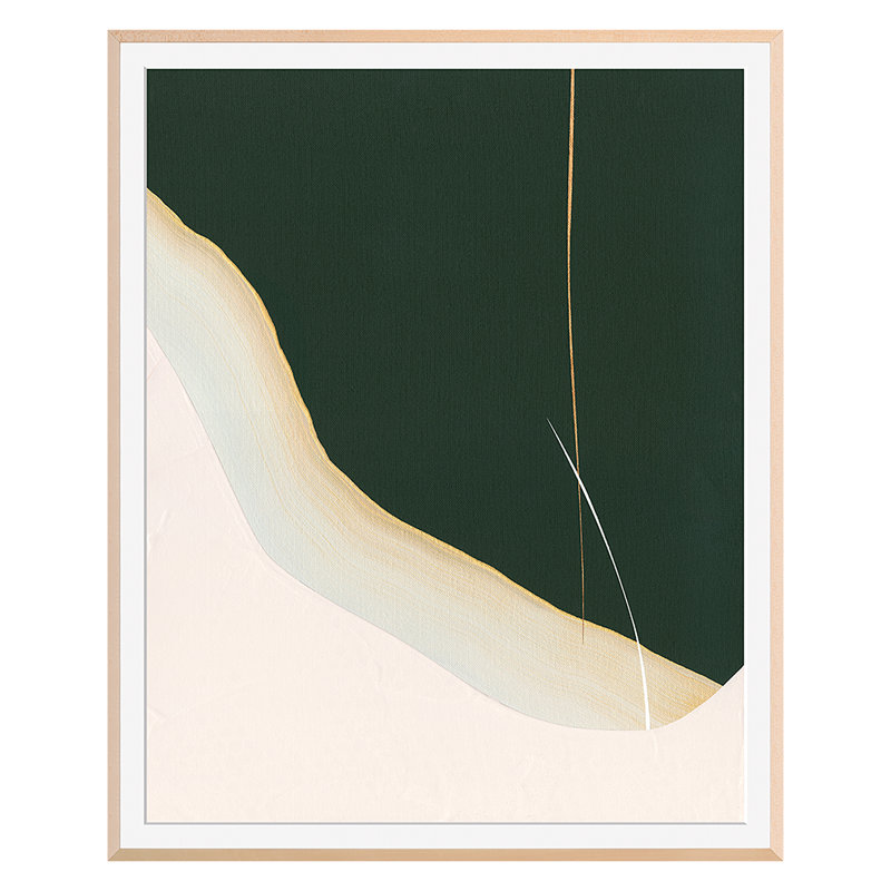 Won't You Print by Amy Stewart, Maple, 48" H x 39" W