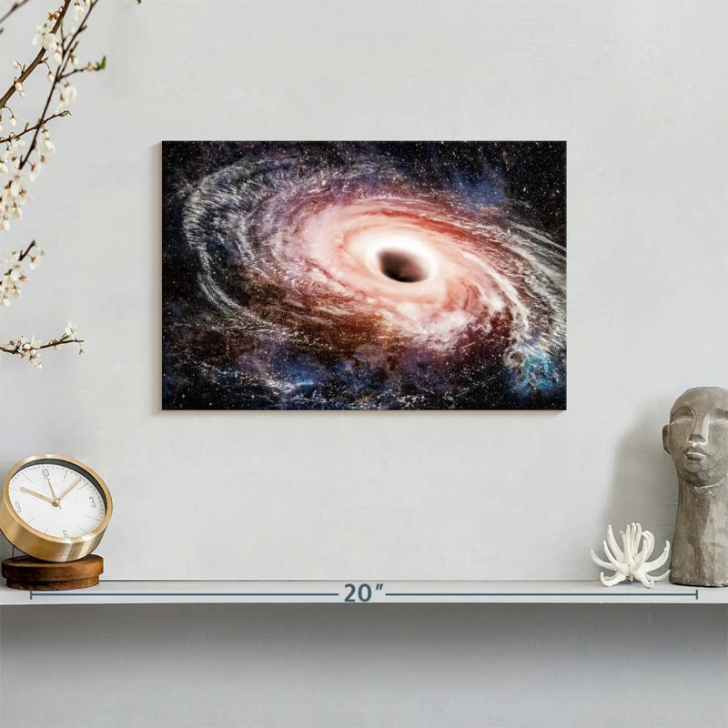 Oberle Into The Black Hole, 8" H x 12" W