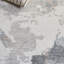 Tapis tibétain abstrait en viscose / coton noué à la main en argent-675915345