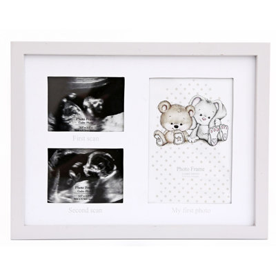 Jerud Grey Wood Picture Frame with Mat