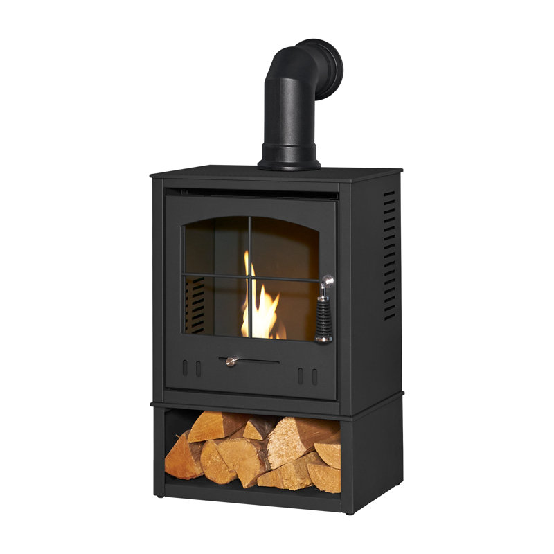 Addington Belfry Heating 44 cm W Black Bio-Ethanol Stove, 91.5cm H x  44cm W x 31cm D