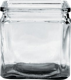 Pot Mazzariello, Transparent, H 4 po x l 4 po x P 4 po