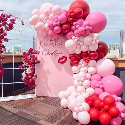 Wizardi Love Blooms Balloon Arch F07M2-27 EMB0108