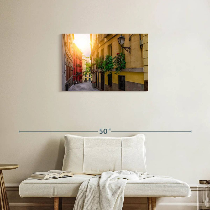 Vieille rue de Madrid, H 20 po x l 30 po