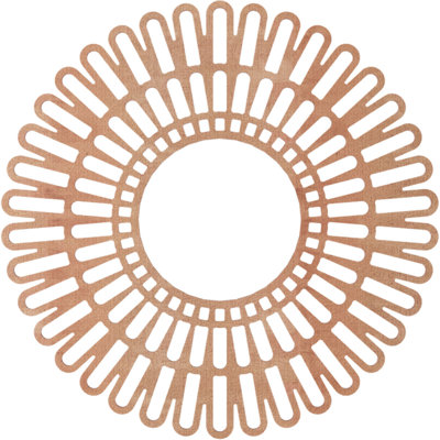 Médaillon de plafond en bois Cornellius