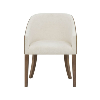 Modern Haze Upholstered Walnut Frame Dining Chair 24" Wide (set of 2)