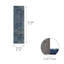 Tapis oriental turquoise Jaimez-1242659485